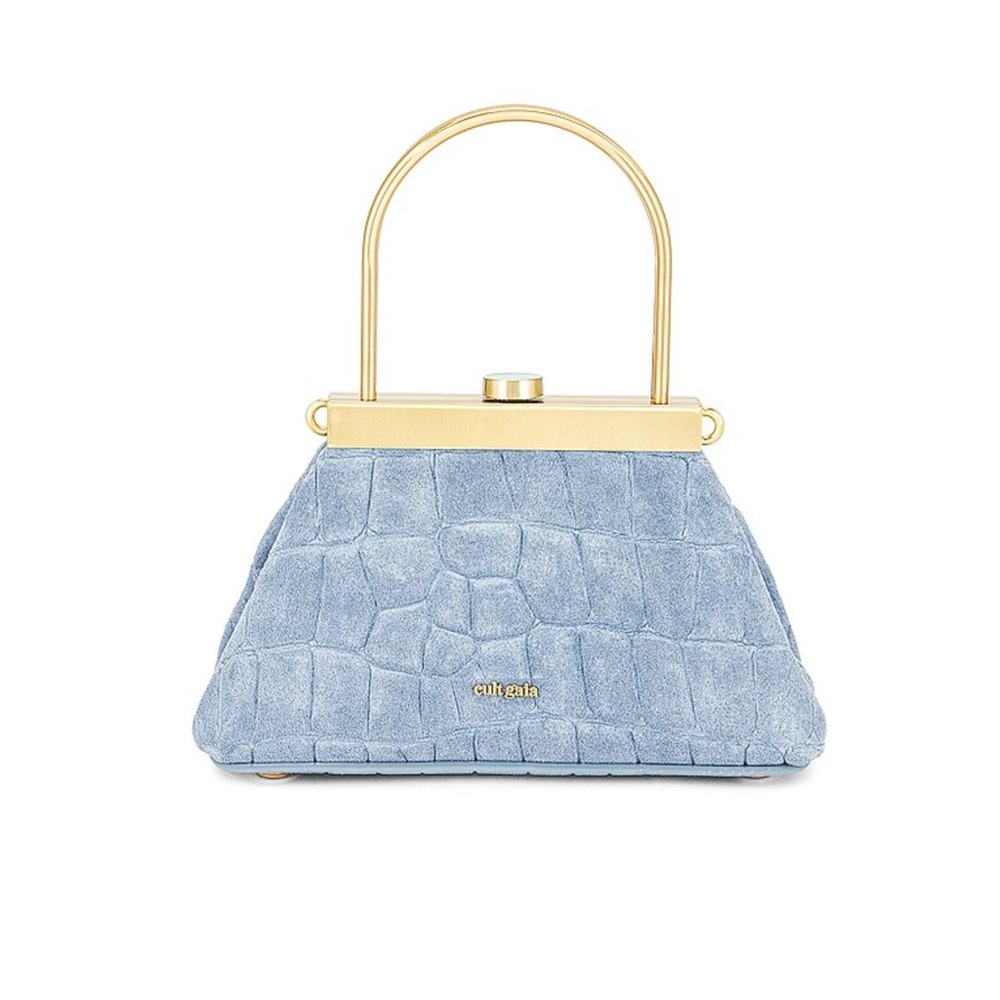 Cult Gaia Estelle Mini Crossbody Bag in Maya Blue